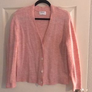 Old Navy pink cardigan